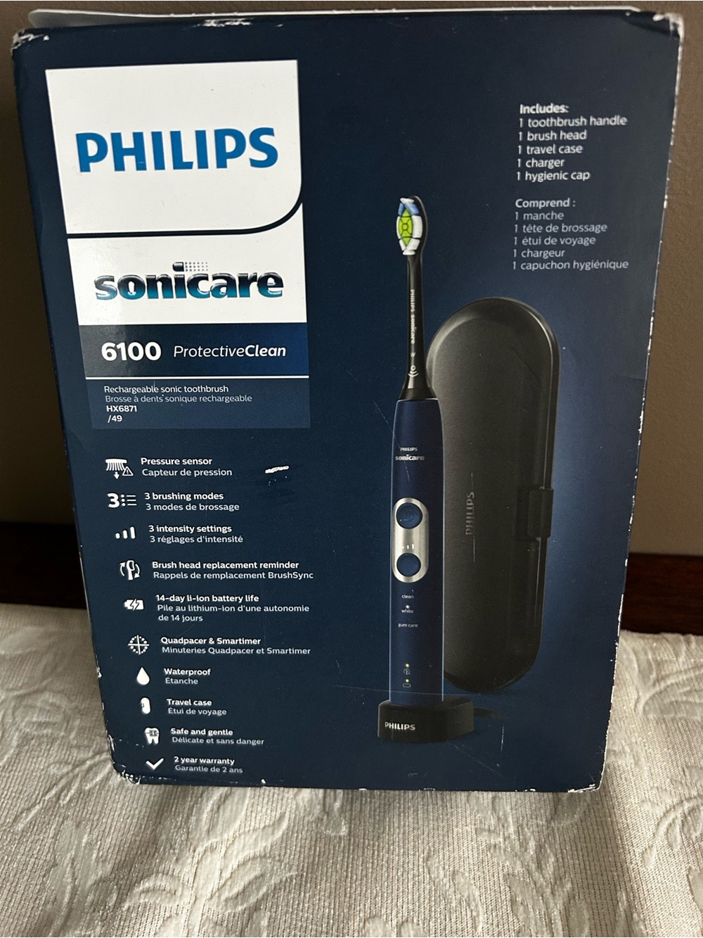 Philips Sonicare ProtectiveClean 6100 rechargeable electric toothbrush NEW